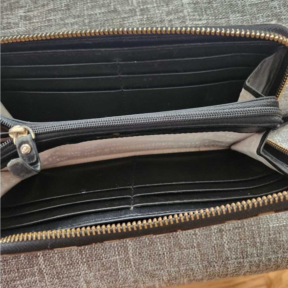 Kate Spade Zip Around Wallet with Leopard Print - Picture 4 of 4